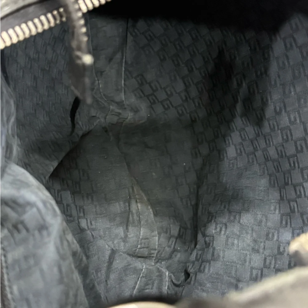 Gucci Black Leather Hobo Bag